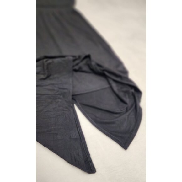 Athleta Santorini Cinch Midi Dress Black Large - Picture 7 of 9